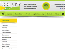 Tablet Screenshot of bolus.si